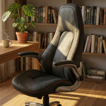 Poltrona gaming in poliuretano grigio, dimensioni 68x67x117-123 cm