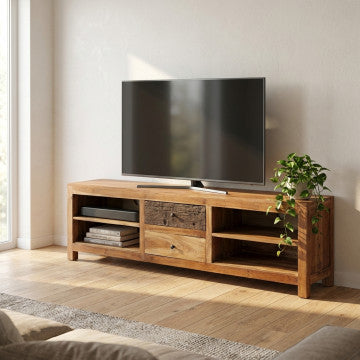Mobile in legno di mogano, 170 cm larghezza, 35 cm profondità, 50 cm altezza