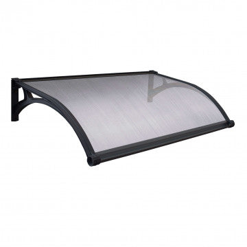 Pensilina alveolare opaca con LED rainbow e pannello solare 100x120 cm