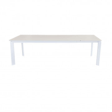 Tavolo allungabile 200/260/320 cm con piano in pietra sinterizzata