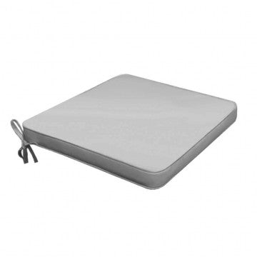 Cuscino seduta quadrato poliestere grigio sfoderabile 39x39 cm spessore 4