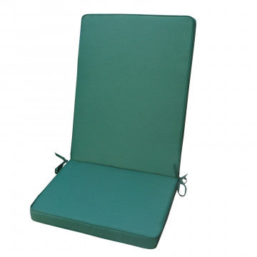 Cuscino rettangolare sfoderabile in poliestere idrorepellente 40x90 cm