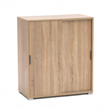 Mobiletto 2 ante scorrevoli in truciolare bilaminato 75x38x85 cm