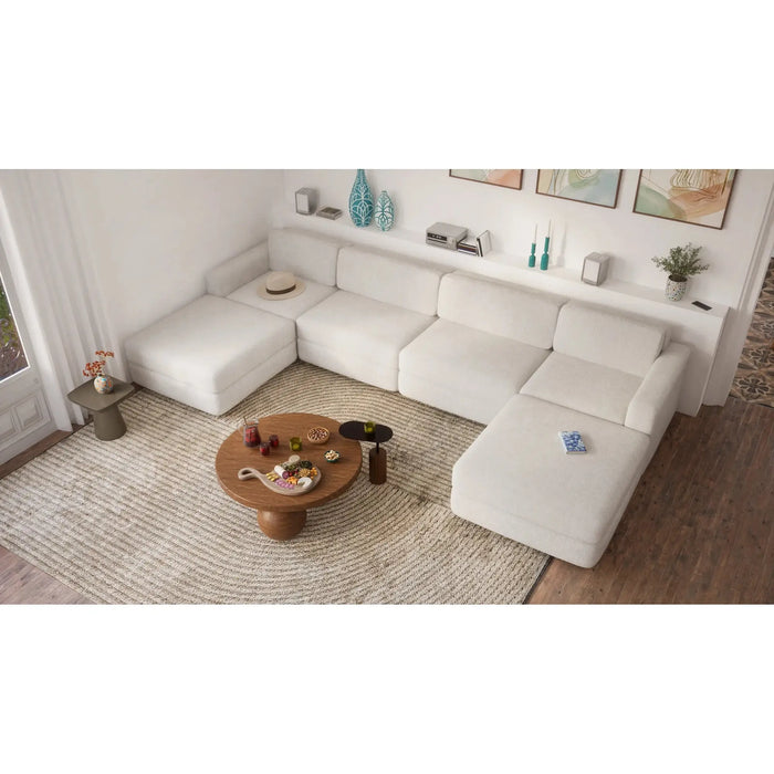 Modulo Pouf Grande GRACIA - Beige Crema