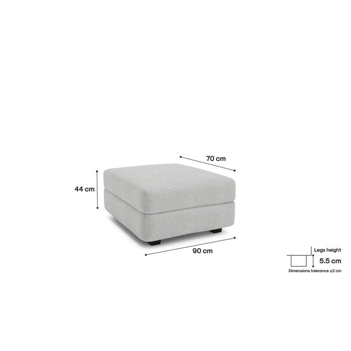 Modulo Pouf GRACIA - Grigio