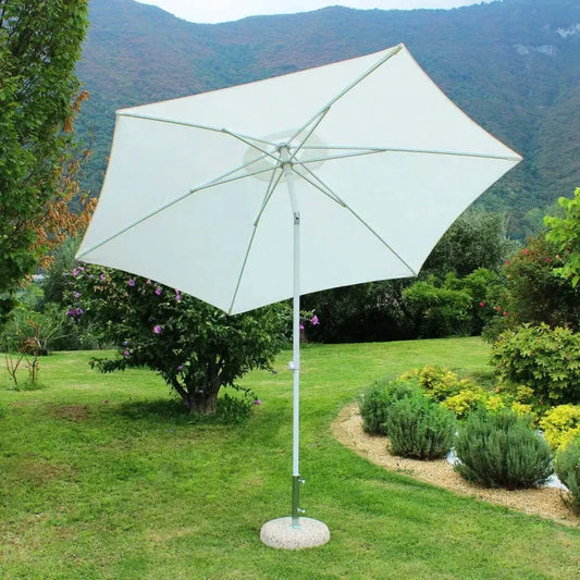 Ombrellone Nice Bianco per Esterni Ø 3 Ombrelloni e parasole Hobby Shop Solution   