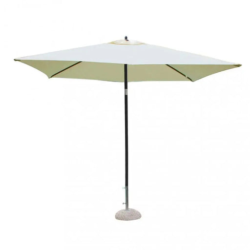 Ombrellone Nice Nero 2x2 - Telo Ecru in Alluminio Ombrelloni e parasole Hobby Shop Solution   