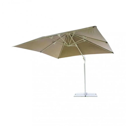 Ombrellone da giardino Tortora e struttura in alluminio 3x4 Ombrelloni e parasole Hobby Shop Solution   
