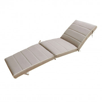 Cuscino lettino poliestere idrorepellente sfoderabile 185x57 cm