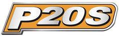 Logo ingco con scritta P20S in stile grafico con sfondo bianco e arancione, evidenziando il marchio di utensili elettrici.