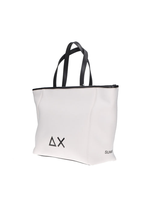 SUN68 Shopping Medium Neoprene Bag Chiusura Con Cerniera Tracolla Logo Frontale Dimensioni 45x28x13 Cm