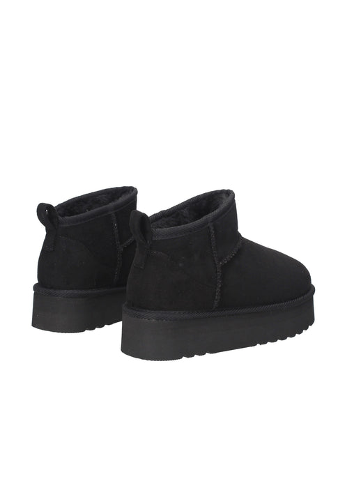 Scarpe Slip On Gold Gold In Ecopelle Con Sottopiede In Ecopelliccia E Fondo In Gomma Alta Cinque Cm