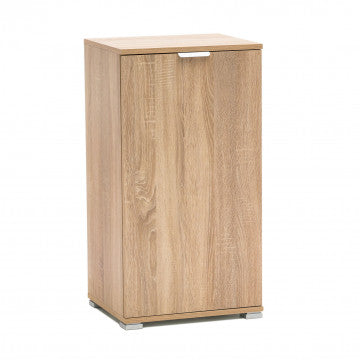 Mobiletto 1 anta in truciolare bilaminato, dimensioni 45x38x85 cm