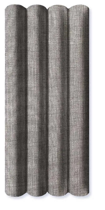 Pannello murale SPC 280x14x2 cannettato texture grigio