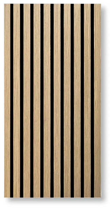 Pannello Murale Doghe Fonoassorbente MDF 120x60 Rovere