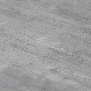 Tavolo allungabile in melamina grigio effetto cemento 140/190 x 90 cm