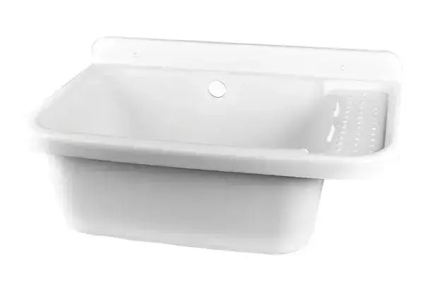 Pilozzo a parete in resina 50x35x24 cm, resistente e facile da installare. Ideale per lavanderie, cucine o spazi esterni, con design pratico.