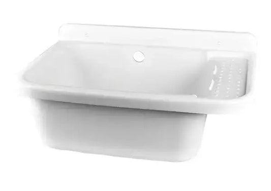 Pilozzo a parete in resina 50x35x24 cm, resistente e facile da installare. Ideale per lavanderie, cucine o spazi esterni, con design pratico.