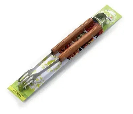 Pinza in Acciaio Inox cm.39 con Manico in Legno PINZA ACCIAIO OMPAGRILL   