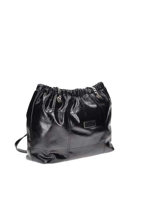 Shopping CULT Ecopelle Chiusura a Cerniera Logo Frontale 38x27x13 Cm Leggera e Pratica