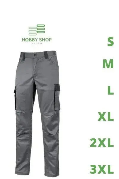 Pantaloni crazy iron grey Abbigliamento da lavoro U-POWER   