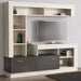 Parete Soggiorno Leonard Pino Chiaro e Grigio - Dimensioni: cm 170 x 42 x 170 h Pareti Attrezzate Hobby Shop Solution   