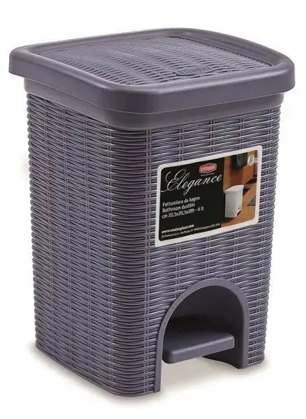 Pattumiera bagno elegange da 6 litri Pattumiera STEFANPLAST BLU NAVY  