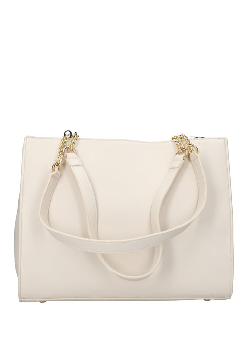 Valentino Bags Borsa A Spalla Hira In Ecopelle Con Chiusura Doppia Cerniera Calamita Tracolla 32x25x14 Cm