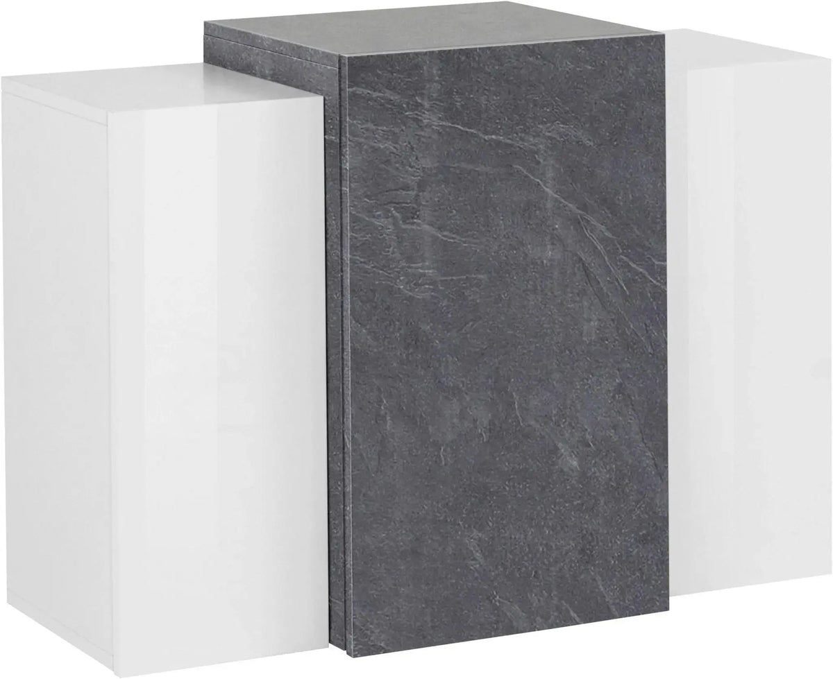 Pensile Moderno Bianco Lucido CORO - Report Pensili Italy Web forniture   