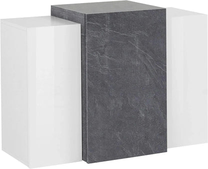 Pensile Moderno Bianco Lucido CORO - Report Pensili Italy Web forniture   