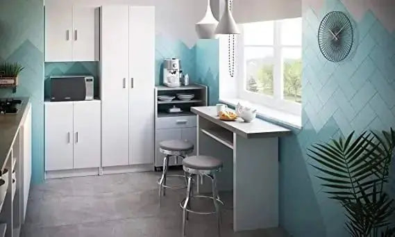 Pensile bagno con Armadio Ausiliario Multiuso Set di mobili per bagno FORES   