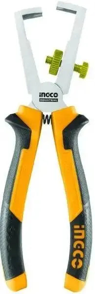 Pinza spellafili 160mm Ingco in acciaio cromo vanadio con impugnatura bicolore in TPR, ideale per elettricisti e fai da te.