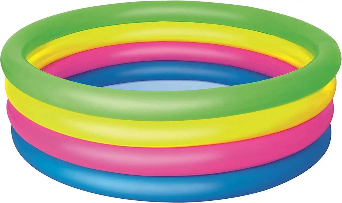 Piscina per bambini a 4 anelli colorati 157x46 Piscine BESTWAY   
