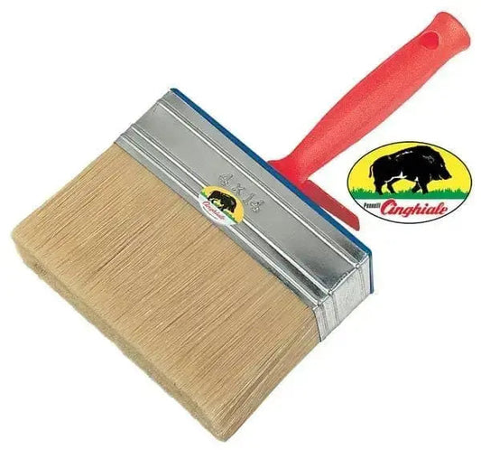 Plafoncino s.mista m.pla. 209 con setole bionde e manico in plastica rossa, ideale per fai da te, disponibile su Hobby Shop Solution