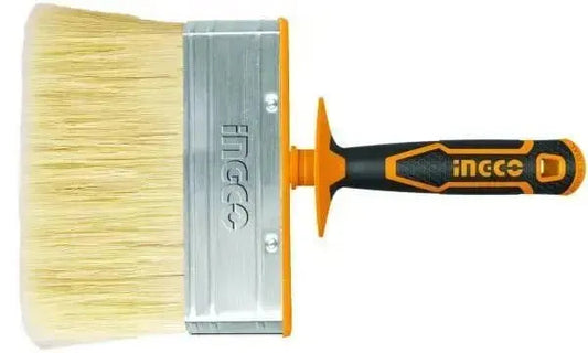 Plafoncino setola bionda 120x30 Ingco con manico ergonomico soft-touch e setole lunghe da 70mm, ideale per pittura su grandi superfici.