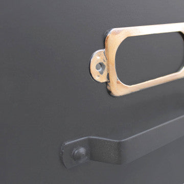 Mobile legno e acciaio dimensioni 164,5x40x74,5 cm peso 30 kg