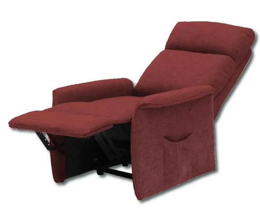 Poltrona Relax Reclinabile Siena con meccanismo manuale Poltrone massaggianti Hobby Shop Solution Bordeaux  