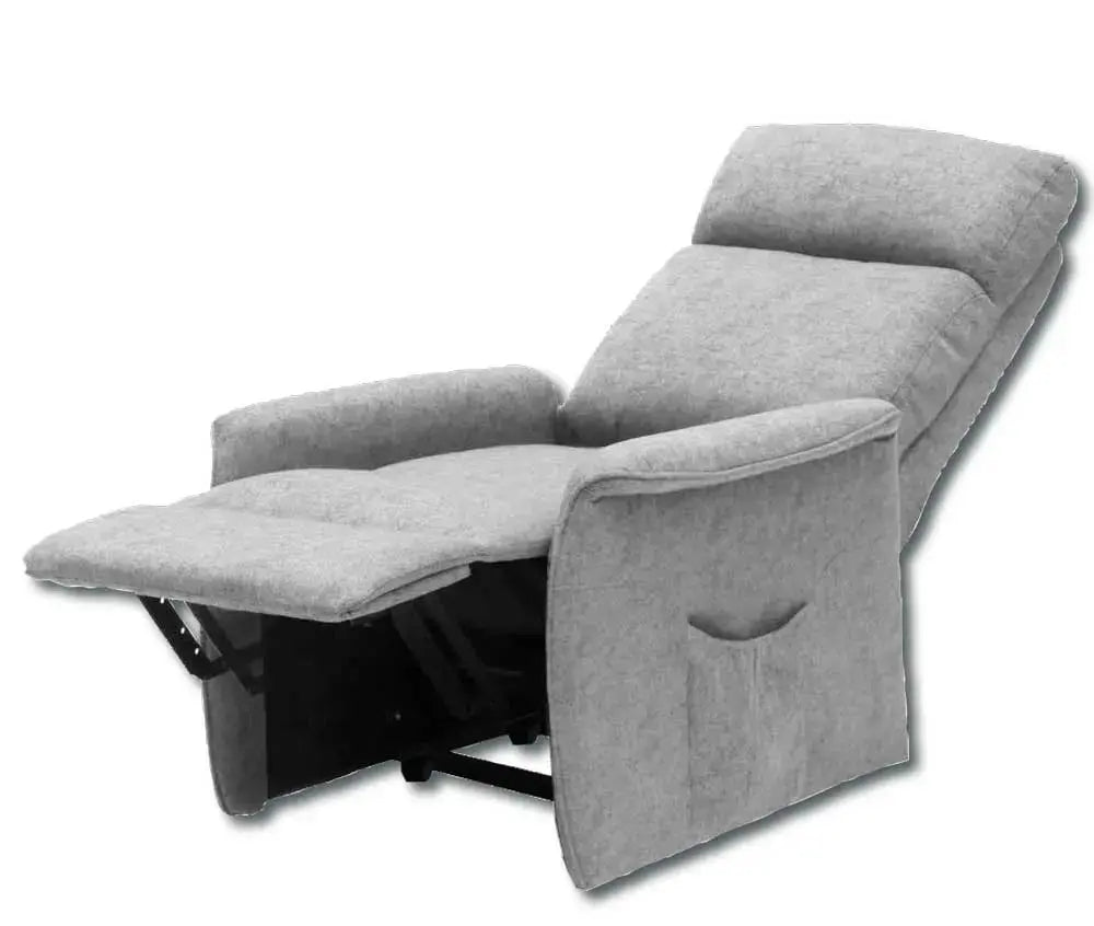 Poltrona Relax Reclinabile Siena con meccanismo manuale Poltrone massaggianti Hobby Shop Solution Grigio  