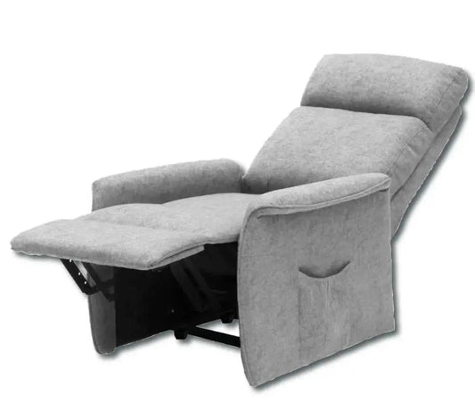 Poltrona Relax Reclinabile Siena con meccanismo manuale Poltrone massaggianti Hobby Shop Solution Grigio  