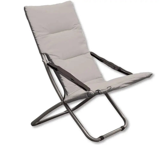 Poltrona relax imbottita Bedding Natural Sdraio da giardino Hobby Shop Solution   