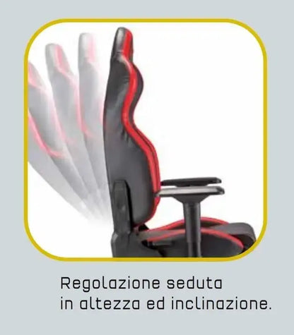 Poltrona ufficio Sparco Icon nera Sedie da ufficio Hobby Shop Solution   