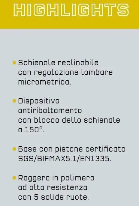 Poltrona ufficio Sparco Icon nera Sedie da ufficio Hobby Shop Solution   