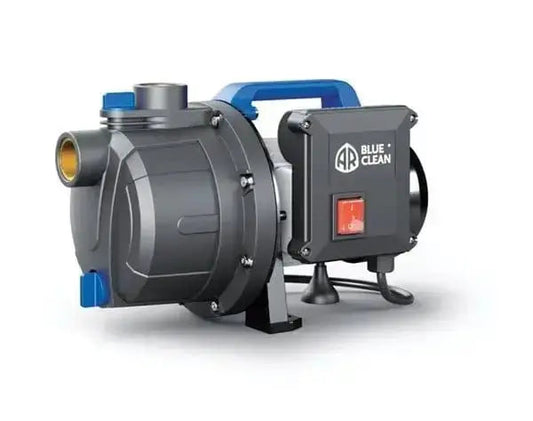 Pompa periferica autoadescante 600W ad alta prestazione AR Blue Clean, ideale per irrigazione e uso agricolo, portata 3100 l/h e prevalenza 35 m.