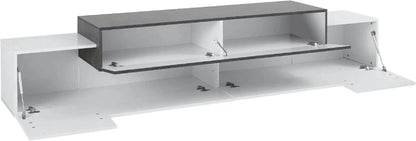 Report - Porta TV Coro Moderno 240 Bianco Lucido Porta tv Italy Web forniture   
