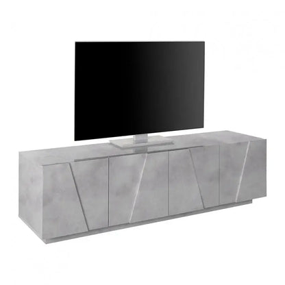 Porta TV moderna a 4 ante battenti in cemento PING Porta tv Italy Web forniture   