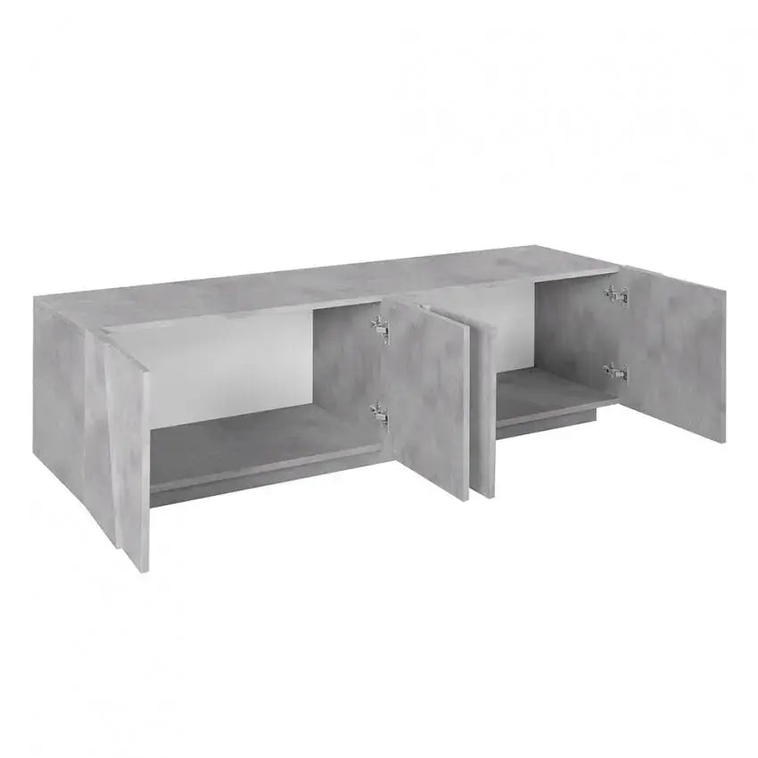 Porta TV moderna a 4 ante battenti in cemento PING Porta tv Italy Web forniture   
