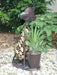 Portavaso gatto con pietre cm 49 Vasi e fioriere HOBBYSHOP   