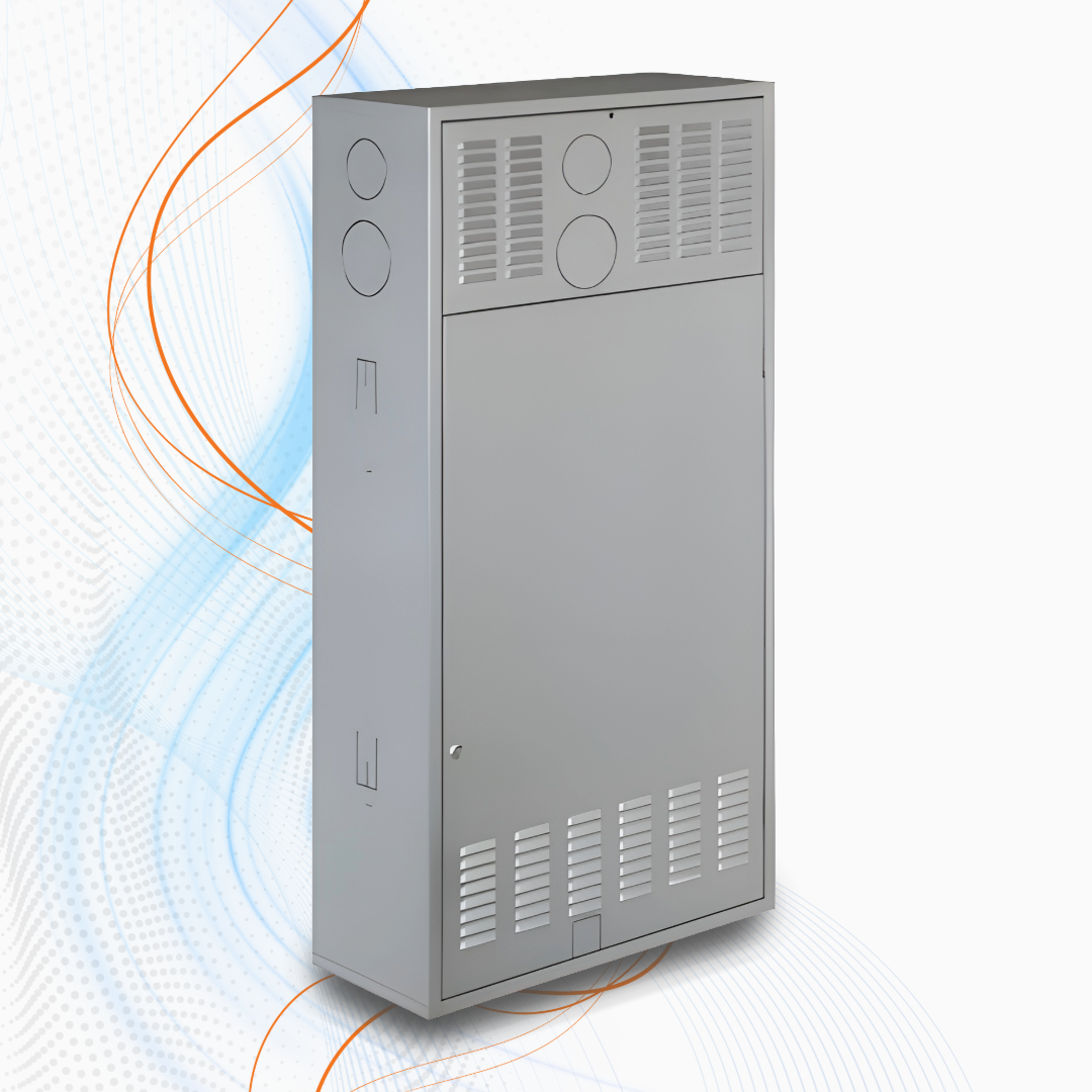 Caldaia Bosch Cerapur Incasso a condensazione in colore grigio, compatta, con pannello frontale ventilato, ideale per riscaldamento domestico