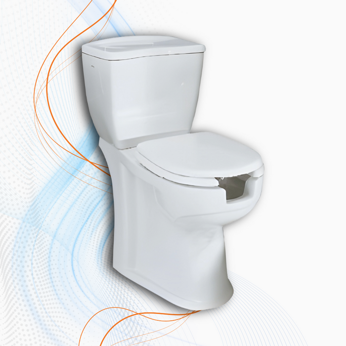 WC Monoblocco a Pavimento Bocchi Wabi 2 con Cassetta - Per Disabili