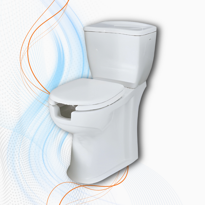 WC Monoblocco a Pavimento Bocchi Wabi 2 con Cassetta - Per Disabili